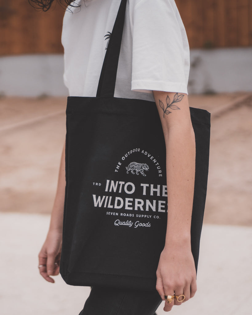 Tote bag noir - Into The Wilderness